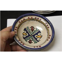 A Metal Rim Pottery Bowl