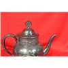 Image 2 : Set of 3 Silverplated Teapot, Sugar and Creamer