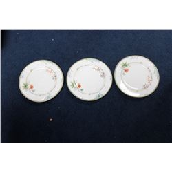 Lot of 3 Philippe Deshoulieres , Limoges France, Bread Plates