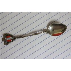 An 800 Silver Souvenir Spoon