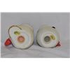 Image 3 : 2 Ceramic Snowman Salt and Pepper Shakers