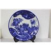 A Japanese Imari/Arita Blue and White Shallow Bowl or Charger