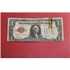 Image 1 : A 1928 $1.00 Red Seal Note