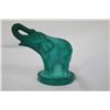 Image 2 : A Green Glass Elephant
