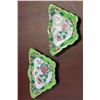 Image 1 : Lot of Two Enamel Butterfly Form Trays