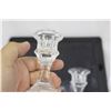 Image 4 : A Pair of Glass Candle Sticks