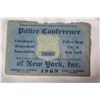 Image 1 : Police Conference of New York inc Card