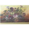 Image 3 : An Antique Oil on Canvas Still Life, Flowers