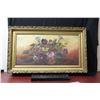 Image 4 : An Antique Oil on Canvas Still Life, Flowers