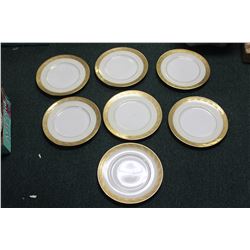 Set of 7 Limoge Plate