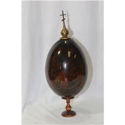 A Vintage Easter or Christmas Egg on Stand