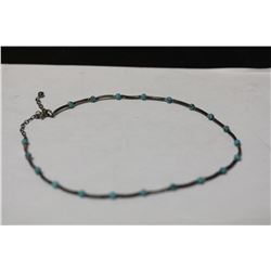A Sterling and Torquise Necklace