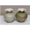 Image 1 : A Shawnee Pair of Swirl with Gold Splatter Vases
