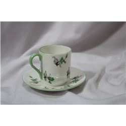 A Rare Miniature Shelley Cup and Saucer