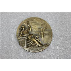 A Bronze Commemorative Coin or Medal