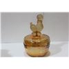 Image 3 : A Carnival Glass Box with Lid