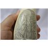 Image 5 : A Carved Whale Scrimshaw