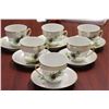 Image 1 : Set of Six Cup and Saucers