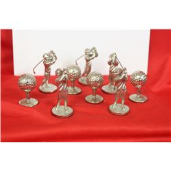 Lot of Heavy Metal Ball and Golfer