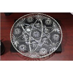 A Pressed Glass Tray
