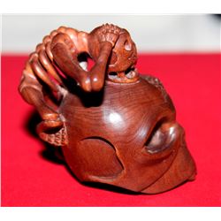 Antique Japanese Boxwood Netsuke