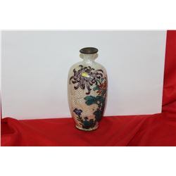 A Signed Japanese Jinbari Vase