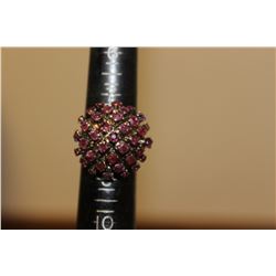 A 14Kt Gold Ruby Ring