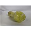 Image 3 : A Handpainted Yellow Glass Vase