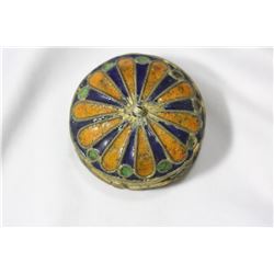 Enamel on Metal Trinket Box
