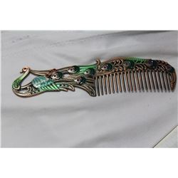 An Enamel on Metal Comb