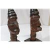 Image 10 : Lot of 2 Wooden Statues