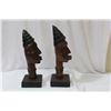 Image 3 : Lot of 2 Wooden Statues