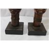 Image 8 : Lot of 2 Wooden Statues