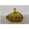 Image 2 : An Amber Glass Candy Dish