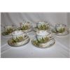 Image 1 : Set of 6 Royal Albert Crown China Cup and Saucer