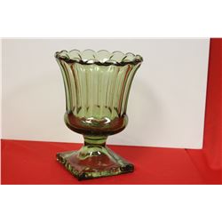 A Green Glass Compote