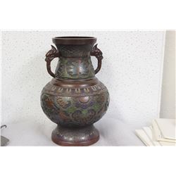 A Japanese Champleve Vase