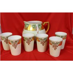 An Antique Gold Gilted Bavaria Pitcher