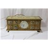 Image 1 : An Italian Florentine Clock/Jewelry Box Combo
