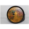 Image 2 : A Color Enhanced Russian Folk Art Round Lacquer Box