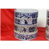 Image 3 : Two Sets of Chinese Blue and White Stacking Containers