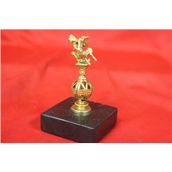 A Vintage Small Statue on Marble Stand