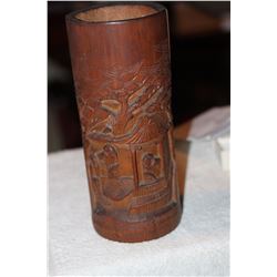 Antique Chinese Bamboo Brush Holder