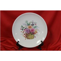 A Hutschenreuther? China Floral Plate