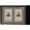 Image 1 : Lot of 2 Framed Black and White Photos