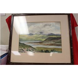 A Watercolour on Caragh Lake