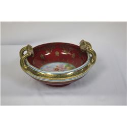 A Victoria Austria Ceramic Two Handle Bowl