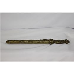 A Vintage Chinese Sword Form Dragon Letter Opener