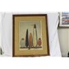 Image 1 : A Retro Oil on Board Painting