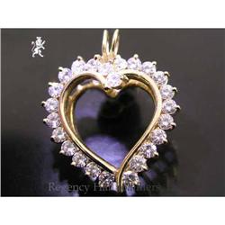 RHJ Pretty Heart with Cubic Zirconium Pendant #1221634